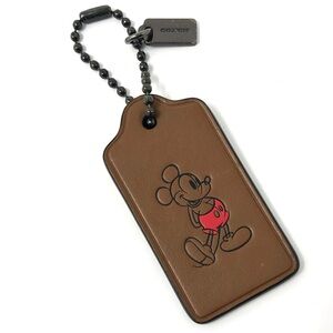 Disney x Coach Mickey Mouse Limited Edition bag charm / hang tag / keychain